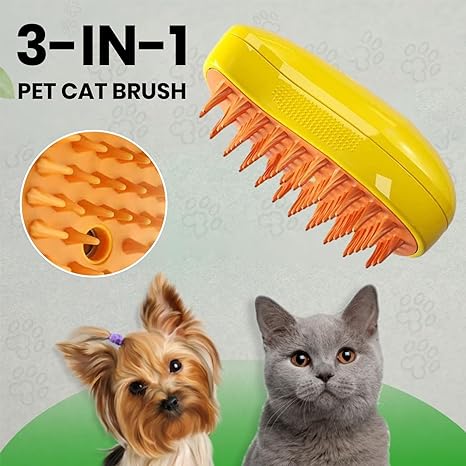 Cat Steam Brush - Magic hair remover!